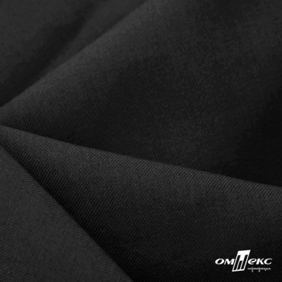 Ткань костюмная Зара, 92%P 8%S, BLACK, 200 г/м2, шир.150 см - купить в Миассе. Цена 325.28 руб.