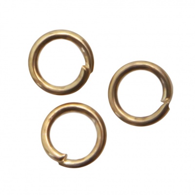 Кольцо  соединительное для бижутерии 4 мм, цв.-золото - купить в Миассе. Цена: 0.41 руб.