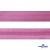 Косая бейка атласная "Омтекс" 15 мм х 132 м, цв. 135 темный розовый - купить в Миассе. Цена: 225.81 руб.