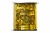 Пайетки "ОмТекс" на нитях, SILVER SHINING, 6 мм F / упак.91+/-1м, цв. 48 - золото - купить в Миассе. Цена: 356.19 руб.
