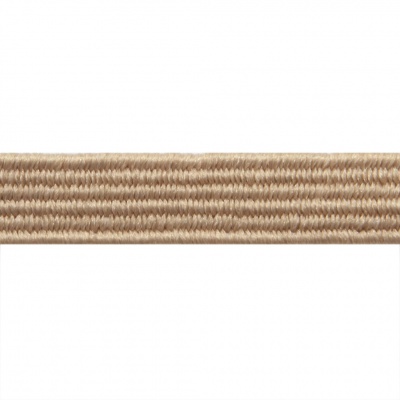 Резиновые нити с текстильным покрытием, шир. 6 мм ( упак.30 м/уп), цв.- 97-бежевый - купить в Миассе. Цена: 152.05 руб.