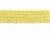 Тесьма кружевная 0621-1212А, шир. 45 мм/уп. 20+/-1 м, цвет 017-жёлтый - купить в Миассе. Цена: 1 033.32 руб.