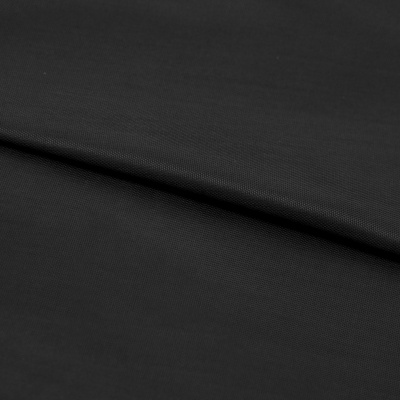 Ткань подкладочная Таффета, антист., 54 гр/м2, шир.150см, цвет чёрный - купить в Миассе. Цена 60.40 руб.