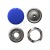 Кнопка рубашечная (закрытая) 9,5мм - эмаль, цв.168 - голубой - купить в Миассе. Цена: 4.82 руб.