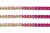 Пайетки "ОмТекс" на нитях, CREAM, 6 мм С / упак.73+/-1м, цв. 89 - розовый - купить в Миассе. Цена: 468.37 руб.