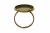 Заготовка для рукоделия металлическая фигурная для кольца 15мм - купить в Миассе. Цена: 7.44 руб.