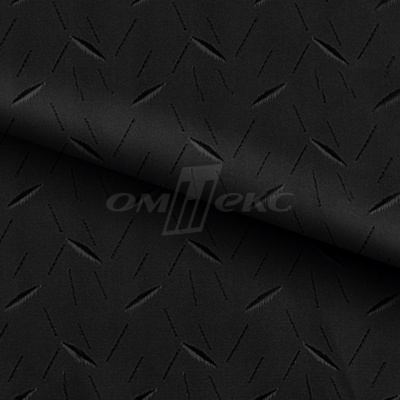 Ткань подкладочная жаккард Р14076-1, чёрный, 85 г/м2, шир. 150 см, 230T - купить в Миассе. Цена 166.45 руб.