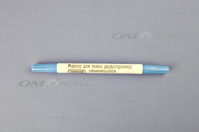 Маркер двухсторонний смывающийся для ткани RA-002 голубой - купить в Миассе. Цена: 207.84 руб.