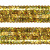 Тесьма с пайетками D16, шир. 20 мм/уп. 25+/-1 м, цвет золото - купить в Миассе. Цена: 786.13 руб.