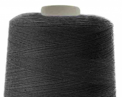 Швейные нитки (армированные) 28S/2, нам. 2 500 м, цвет чёрный - купить в Миассе. Цена: 139.91 руб.