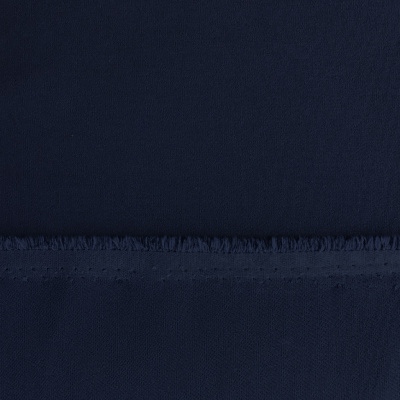 Костюмная ткань "Элис", 220 гр/м2, шир.150 см, цвет т.синий - купить в Миассе. Цена 308 руб.