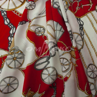 Плательная ткань "Фламенко" 13.1, 80 гр/м2, шир.150 см, принт этнический - купить в Миассе. Цена 241.49 руб.