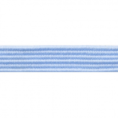 Резиновые нити с текстильным покрытием, шир. 6 мм ( упак.30 м/уп), цв.- 108-голубой - купить в Миассе. Цена: 155.22 руб.