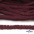 Шнур плетеный d-6 мм круглый, 70% хлопок 30% полиэстер, уп.90+/-1 м, цв.1070-бордовый - купить в Миассе. Цена: 588 руб.